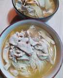 麻油雞胸肉麵線
