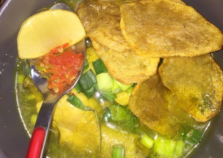 Soto ayam #keto (kentangnya jangan di makan ya kalo keto 😘�?)