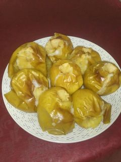 Una foto de Manzanas asadas
