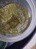 Low-carb tomato and rocket puree