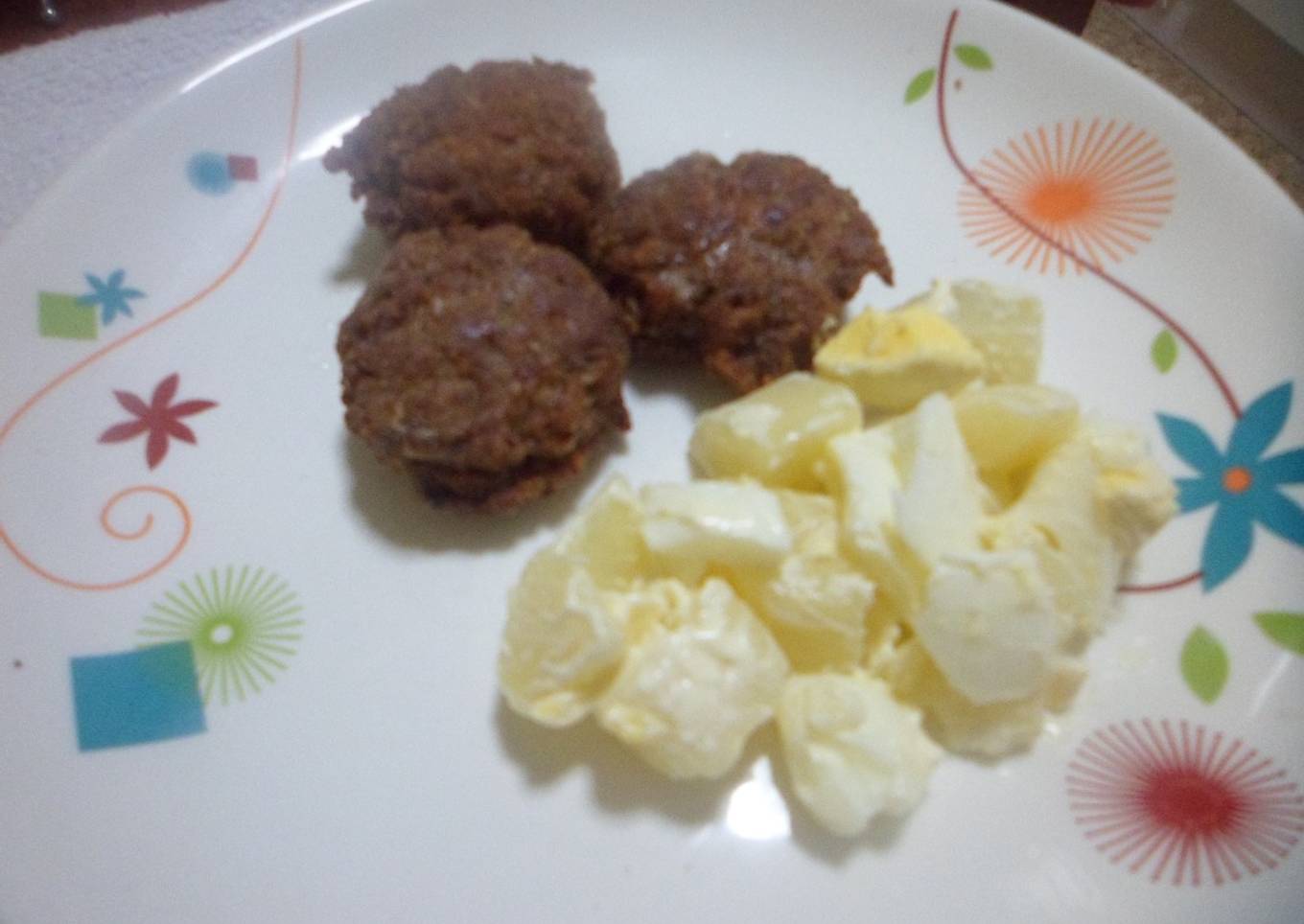 Medallones de carne picada
