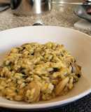 Risotto de Espinacas y Setas