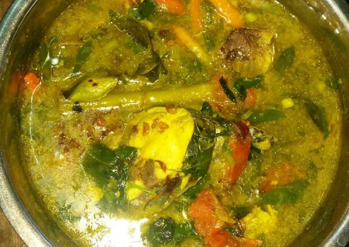 Standar Resep buat Tongkol masak kuah kuning  enak