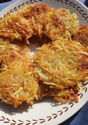 Una foto de Hash browns