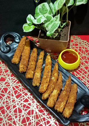 A picture of Crispy Baby Corn Fritters.