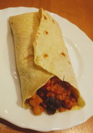 Zdjęcie przepisu Burrito z serkiem.