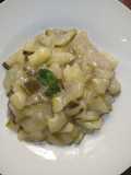 Guiso de zapallo italiano confitado