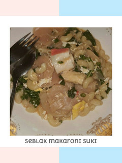 Foto resep Seblak makaroni suki