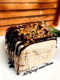 عکسی از دستور دسر بستنی پارافه