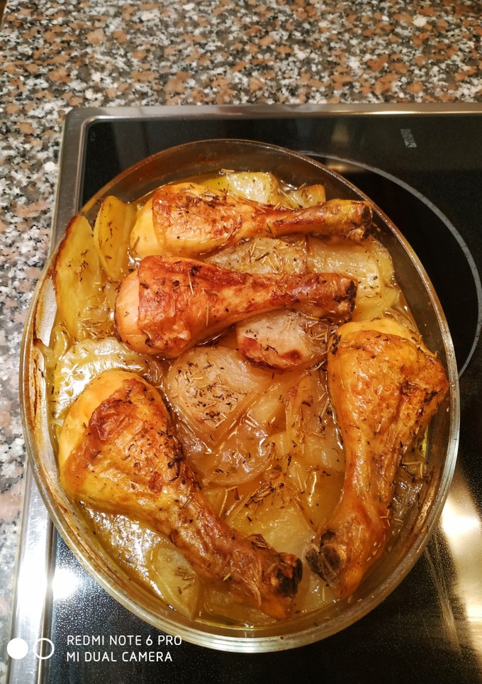 Una foto de Pollo a la cerveza
