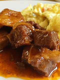 A picture of BBQ Sauce Braised Pork Shoulder.