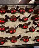 Brownies trufas de murciélagos