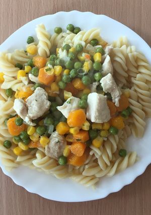 Zöldséges-csirkemelles ragu recept fotója