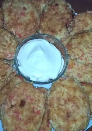 Фото Невероятно вкусные котлеты из крабовых палочек с сыром.