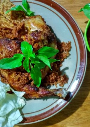Foto resep 28. Ayam Goreng Kalasan + Kremes