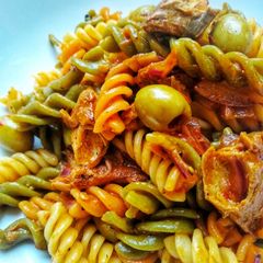 Spicy Mackerel Fusilli A picture of Spicy Mackerel Fusilli.