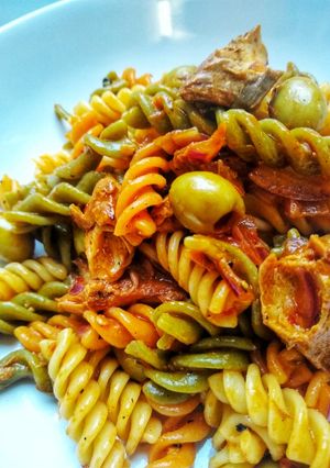 A picture of Spicy Mackerel Fusilli.