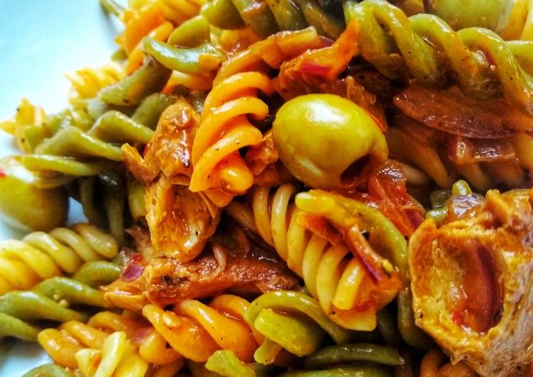 Recipe of Speedy Spicy Mackerel Fusilli