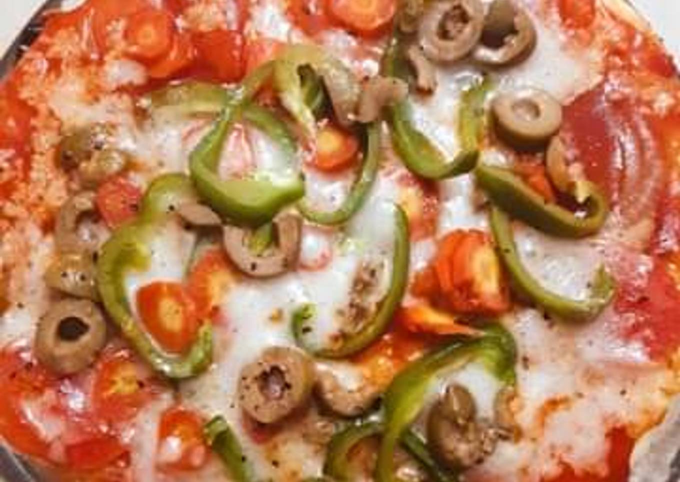 Veg pan pizza