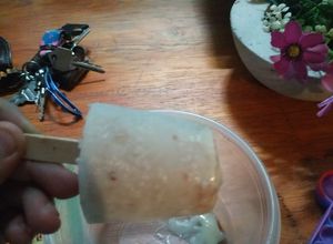 Una foto de Helado de coco