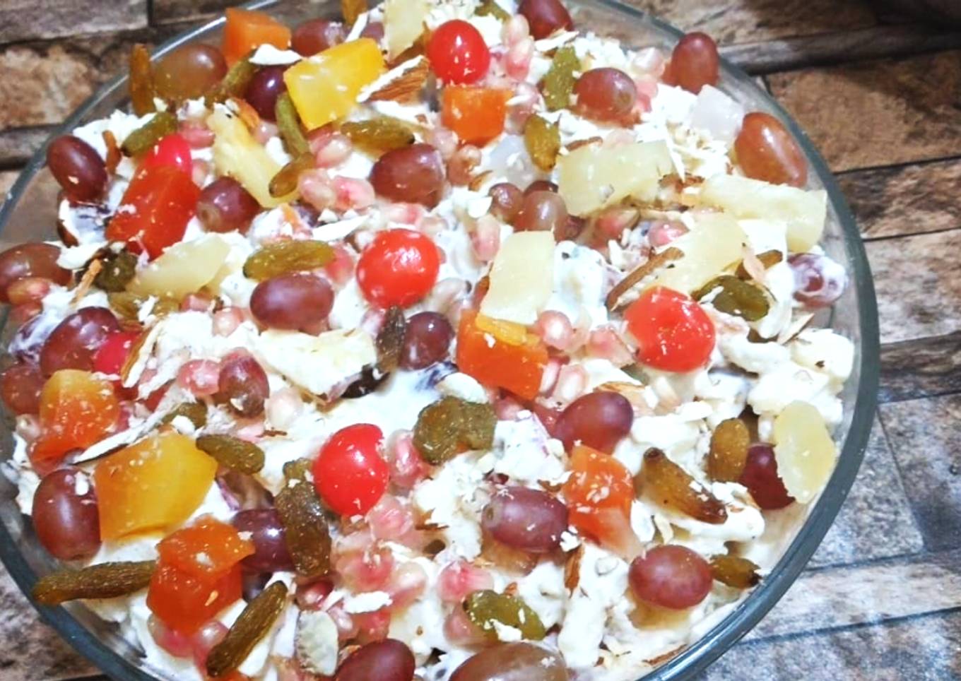 Colorful Cream Salad