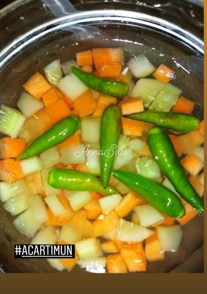 Foto resep Acar timun wortel segar dan enak