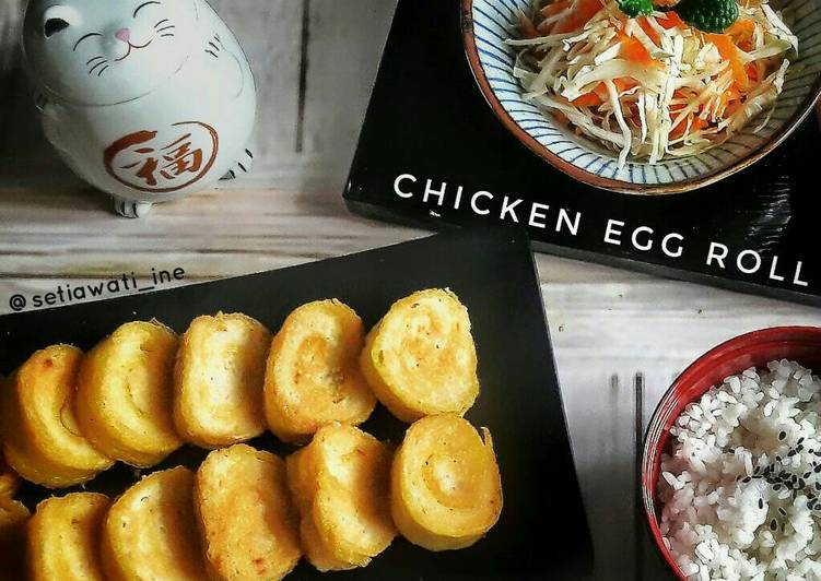 Chicken Egg Roll Ala Hokben