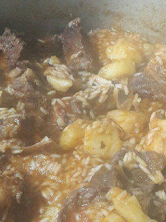 Una foto de Guisado de arroz sencillo
