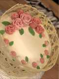 Red velvet cu jeleu din fructe de padure