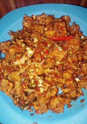 Foto resep Sambal Tempe Teri Daun Jeruk