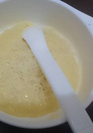 Foto resep Mpasi macaroni cheese egg (7m+)