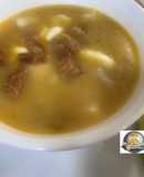Mote de queso (mi versión con chicharrón)