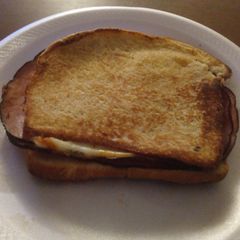 A picture of Honey Ham Grilled Cheese.