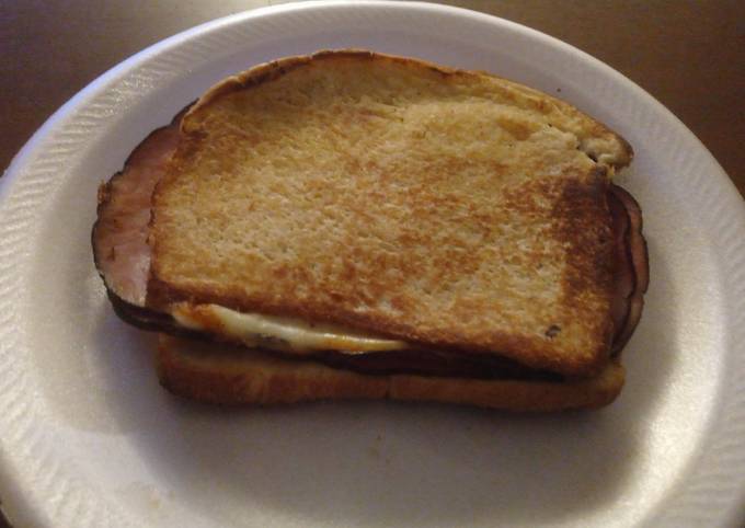 Simple Way to Prepare Ultimate Honey Ham Grilled Cheese