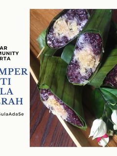 Foto resep LEMPER KETAN (hitam) ISI UNTI GULA MERAH