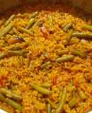 Arroz de judías verdes