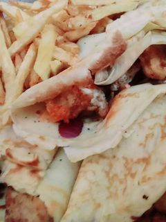 صورة لوصفة كريب زينجر مع البطاطس