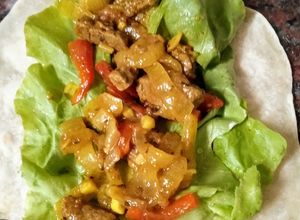 Una foto de Wraps o tacos con carne