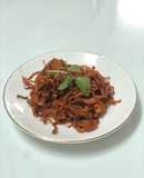 Cải xá bấu xào cay