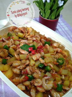 Foto resep Tumis udang kentang
