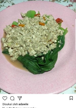 Foto resep Pokcoy siram tahu