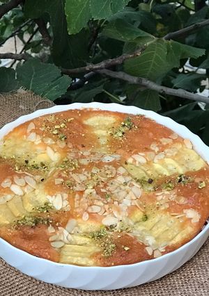 صورة لوصفة كيكة التفاح