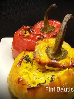 Una foto de Pimientos rellenos de arroz