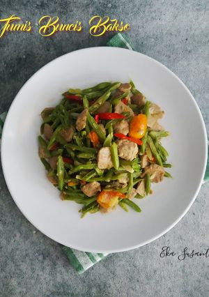Foto resep Tumis Buncis Bakso