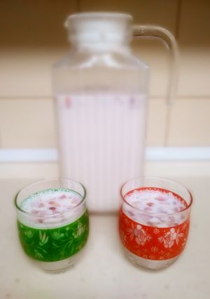 Una foto de Leche de fresa 🍓