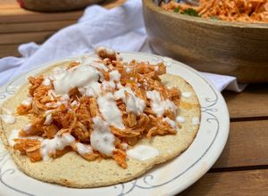 Una foto de Tinga de pollo