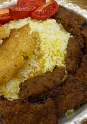 عکسی از دستور کباب تابه ای