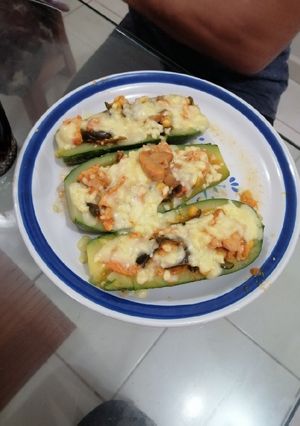 Una foto de Calabacitas rellenas