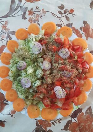 عکسی از دستور بشقاب سلامت ۲نفره