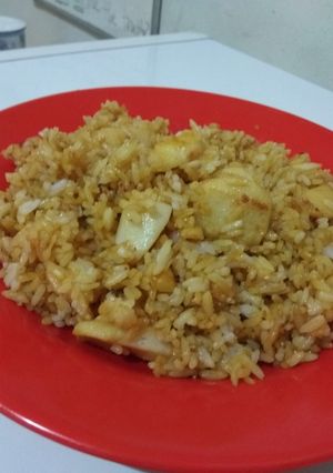 Foto resep Nasi goreng bakso ikan